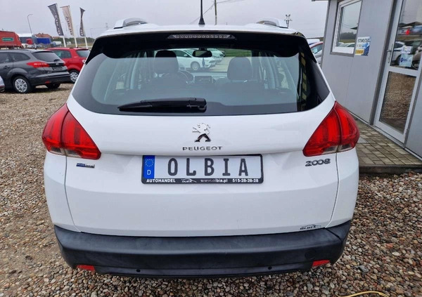 Peugeot 2008 cena 41900 przebieg: 63100, rok produkcji 2016 z Zbąszyń małe 596